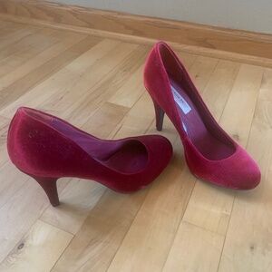 American Rag Red Velvet Shoes
